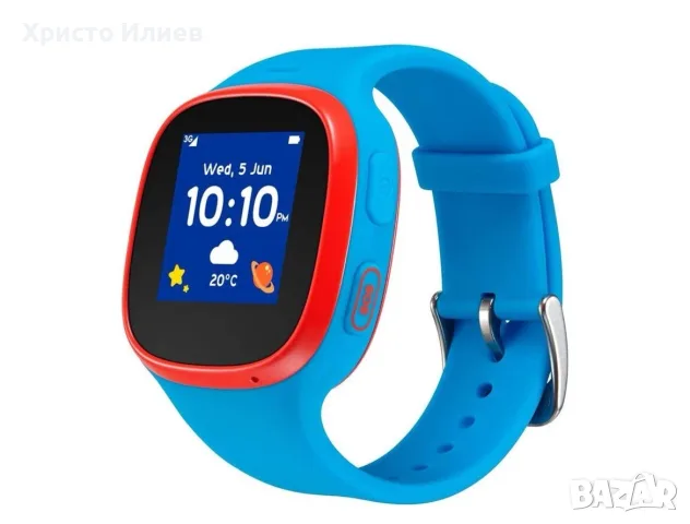 Смарт часовник за деца с GPS тракер Vodafone VFKIDWPI V-Kids, снимка 2 - Детски - 55444887