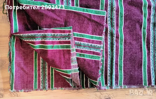 Автентична тъкана битова черга (пътека) – 0.70 х 8.00 м, снимка 3 - Пътеки - 55421239
