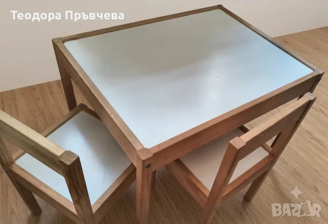 Детски комплект маса със столчета Ikea