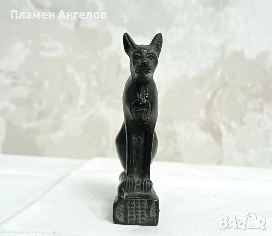 Статуетка, фигурка на Египетската Богиня Бастет-9.5см. , снимка 2 - Декорация за дома - 54796822