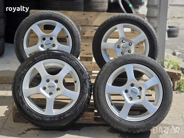 5х112 16 Джанти Dotz VW Seat Skoda Mercedes Ет 35 J 7 ЦО 66.6 СЪС ВТУЛКА ПОДАРЪК гуми 205 55 16  Без