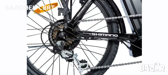 eBike Велосипед с ел двигател 20 цола Сгъваем, снимка 6 - Велосипеди - 55016474