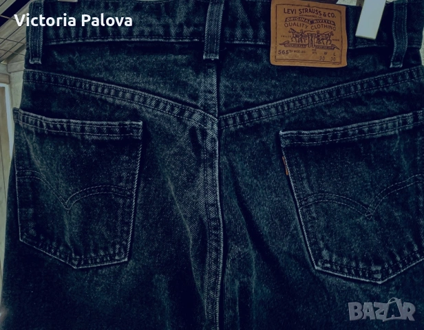 Колекционерски трофей - vintage дънки LEVI’S 565 оригинал, снимка 8 - Дънки - 54569388