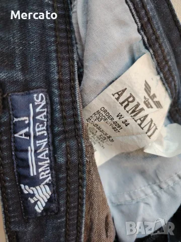 Оригинални мъжки дънки Armani Jeans - по етикет 34, снимка 2 - Дънки - 55557318
