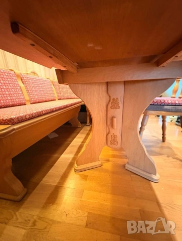 🌲 Масивен кухненски ъгъл в автентичен Шварцвалдски стил 🌲, снимка 10 - Дивани и мека мебел - 53965412