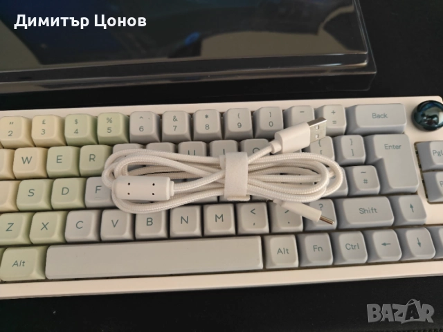 механична клавиатура EPOMAKER TH66 Pro - 65% layout, снимка 4 - Клавиатури и мишки - 55147268