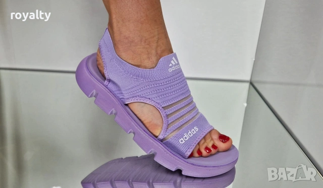 Adidas Нови Лилави Дамски Сандали Адидас , снимка 2 - Сандали - 54487803