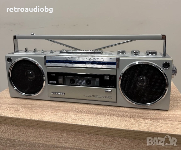 🔈Ретро радиокасетофон SANYO M 7750LG - mini boombox - Japan🔈