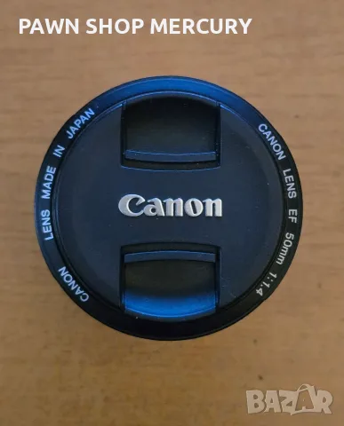 Продавам обектив  Canon EF 50mm f/1.4 USM, снимка 8 - Обективи и филтри - 55382700