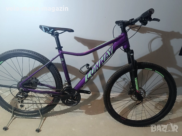 Дамски алуминиев велосипед Conway ML 427 (Размер М / 27.5") – Хидравлики Shimano, снимка 5 - Велосипеди - 54663587
