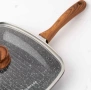 Тиган грил с капак Goldmann 24x7см./28x4.5см.– керамично покритие, лят алуминий, индукция, снимка 3