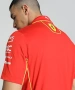 PUMA x Scuderia Ferrari F1 мъжка поло тениска с къс ръкав с лога на отбора и спонсорите, памук, снимка 5