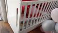 Детско дървено легълце с вградена люлка и матрачето ARBOR BABY, снимка 9