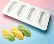 3D 4 Шам фъстък плодов десерт мус шоколад сладкиш силиконов молд формакорпусни десерти, снимка 4