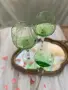 И последно за днес е зелено трио💚 Невероятно красив цвят, лозова декорация, снимка 7