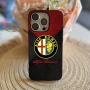 Силиконов калъф за iPhone с лого Alfa Romeo, снимка 10