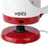 Електрическа кана Voltz Premium, 1300W, 0.9л., бяло/черно, бяло/червено, 2 ГОДИНИ ГАРАНЦИЯ, снимка 5