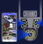 Тройна камера за наблюдение, работи с WiFi, 9 MP,Ultra HD, снимка 2