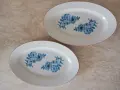 2 овални порцеланови плата от соца, снимка 1