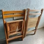 Сгъваеми дървени столове , снимка 2