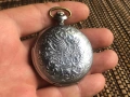 стар джобен часовник "МОЛНИЯ" с капак - СССР, снимка 11
