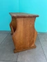 МАСИВНА ДЪРВЕНА МАСИЧКА с отделение за списания, снимка 3
