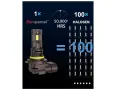 Sinoparcel Premium HB3 9005 LED крушка за фарове, 800% по-ярка, 6500K бяла, снимка 3