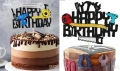 Happy Birthday майстор монтьор картонен брокат топер украса декор за торта парти рожден ден, снимка 1