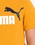 🧡 PUMA Minicats Tee And Shorts Set Orange/Black – Детски спортен комплект, снимка 3