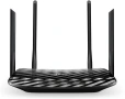 Безжичен рутер TP-Link Archer C6, AC1200, MU-MIMO, Gigabit, Черен, снимка 1