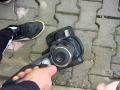 Безжична прахосмукачка AEG със стойка и зарядно, снимка 6