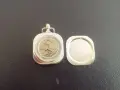 Джобен посребрен часовник, снимка 7
