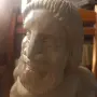 мъжка фигура от бяла глина , снимка 1