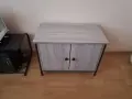 ТВ шкаф с врати vidaXL, Сив сонома, 60x35x45 см, Инженерно дърво, 12 kg, снимка 1