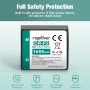 Нови CRP2 223A DL223A литиеви батерии 6V 1650mAh комплект 5 броя за камери сензори аларми, снимка 6