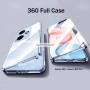 Honor 400 / 400 Pro / 400 Lite / Двоен 360° магнитен кейс калъф с камера протектор, снимка 4