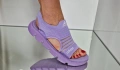 Adidas Нови Лилави Дамски Сандали Адидас , снимка 2