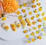Френски маникюр лимон лимони цитруси самозалепващи лепенки ваденки за нокти, снимка 7
