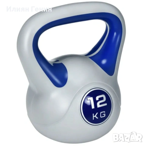 SPORTNOW Пудовка, 12 кг, плоско дъно, снимка 10 - Фитнес уреди - 54187713