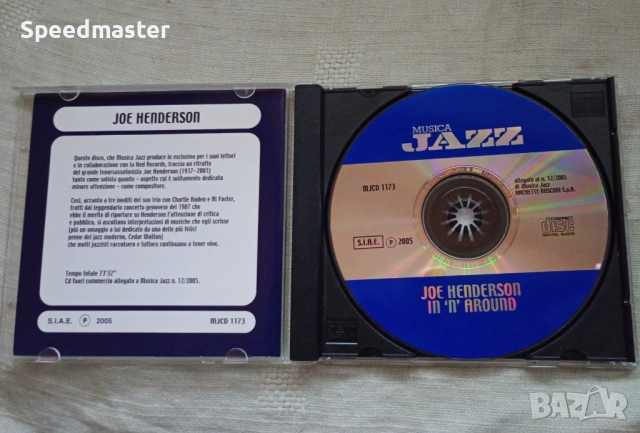 Joe Henderson - In n Around, снимка 2 - CD дискове - 54729298