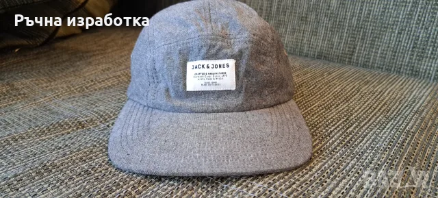 НОВО jack&jones шапка с козирка баисболна сива лятна шапка, снимка 8 - Шапки - 55595329