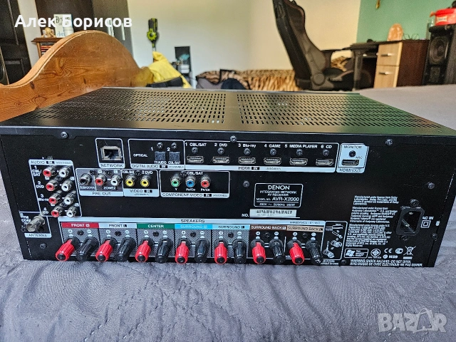 7.1 ресийвър Denon AVR-X2000 с дистанционно, снимка 8 - Ресийвъри, усилватели, смесителни пултове - 54404614
