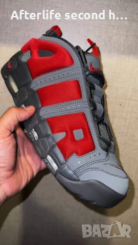 Nike Air More Uptempo Low, снимка 2 - Маратонки - 54173317