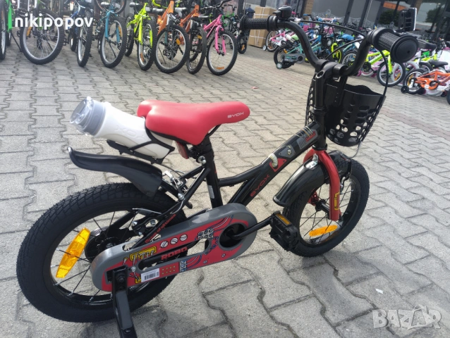 X Детски велосипед 14" ROBO черен, снимка 6 - Велосипеди - 54395057