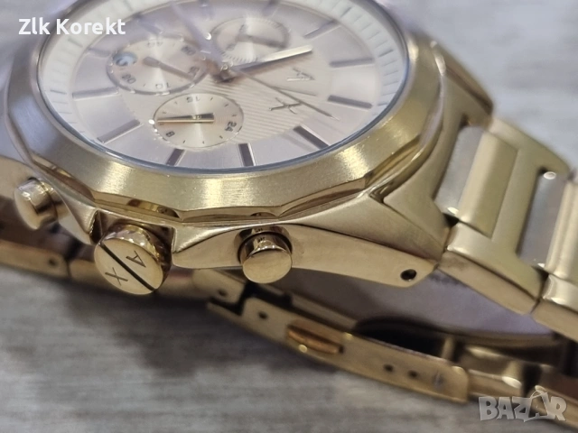 Мъжки часовник в златисто ARMANI EXCHANGE, снимка 8 - Мъжки - 54193074