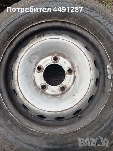Метални бусови джанти с гуми 235/65/16 , снимка 9 - Гуми и джанти - 54172051