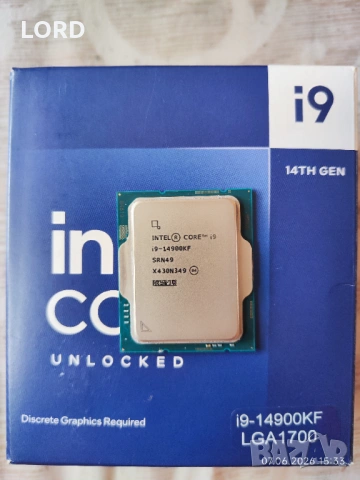 Процесор Intel i9 14900KF - Перфектен!