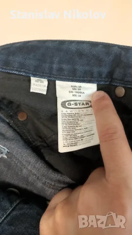 Къси дънкови панталони G-Star Raw Morris Sport Low Tapered, Size 34, снимка 5 - Къси панталони - 55596463