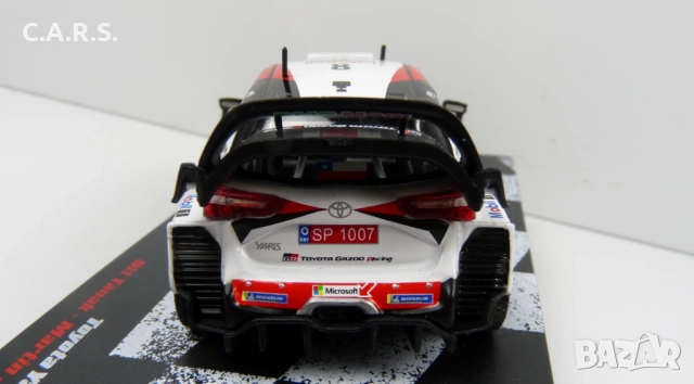 НОВА Метална количка Toyota Yaris WRC - Мащаб 1:43, снимка 5 - Колекции - 54491909