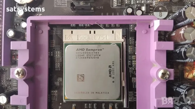 Дънна платка Soltek SL-K8AN2-GR Socket 754 CPU+FAN+RAM, снимка 8 - Дънни платки - 55609439